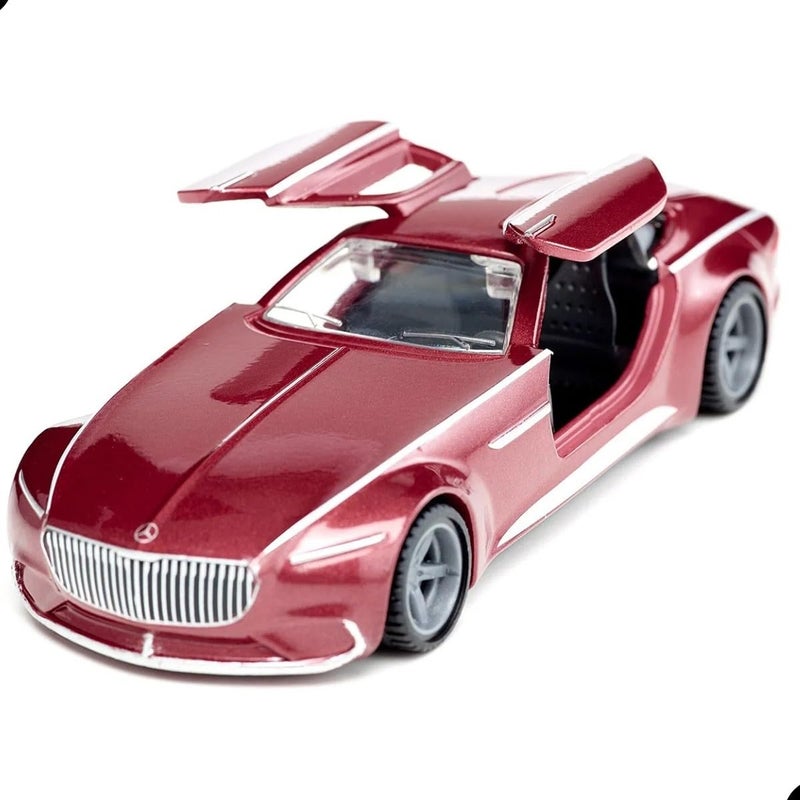 Siku 2357, Vision Mercedes Maybach 6 Grand CoupÃ©, 1:50, Metal/Plastic, Red, Opening hinged Doors, Changeable Wheels - Image 1